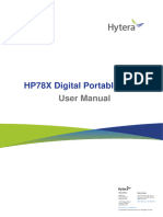 Hytera HP78X Digital Portable Radio User Manual R2.0 Eng