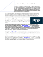 Dissertation Architecture PDF