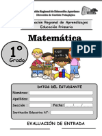 1-Matematica Primer Grado Primaria -2024