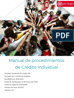 M-SGN-040-11.0 MANUAL DE PROCEDIMIENTOS DE CRÉDITO INDIVIDUAL - IFD - Dig-Desbloqueado
