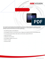 DS K1T343MWX Face Recognition Terminal - Datasheet - 20231229