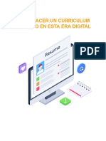 Cómo Hacer Un Curriculum Efectivo en Esta Era Digital