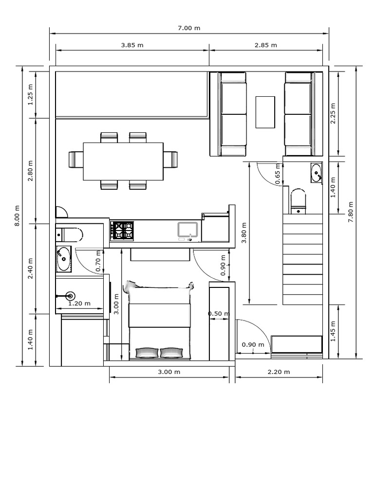Plano de 7x8 metros pdf