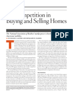 Regulation: Competition in Buying and Selling Homes