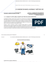 Tema 1 - SEGURIDAD E HIGIENE EN BASE A NORMAS Y MÉTODO DE LAS 5S'S - 1.2.1 NOM-017-STPS 2008, Equipo de Protección Personal