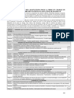 Grille Des Adaptations Pour La Prise en Charge en Santé BD Des Patients en Situation de Handicap Annexe 20 Convention