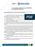 Regras para Prova Didática PVS 2023 - Coordenadores-Banca