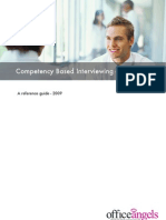 Competency Based Interviewing - CBI: A Reference Guide - 2009