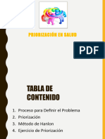 Priorización en Salud PDF