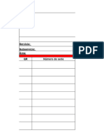 Tabla Registro Inventario de Equipos