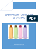 Elaboracion de Shampo