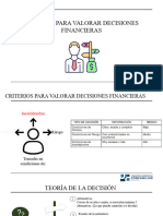 Teoría de Decisión, Criterios para Decisiones Con Incertidumbre y Riesgo