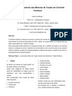 Falhas No Isolamento Dos Motores de Tração em Corrente Contínua