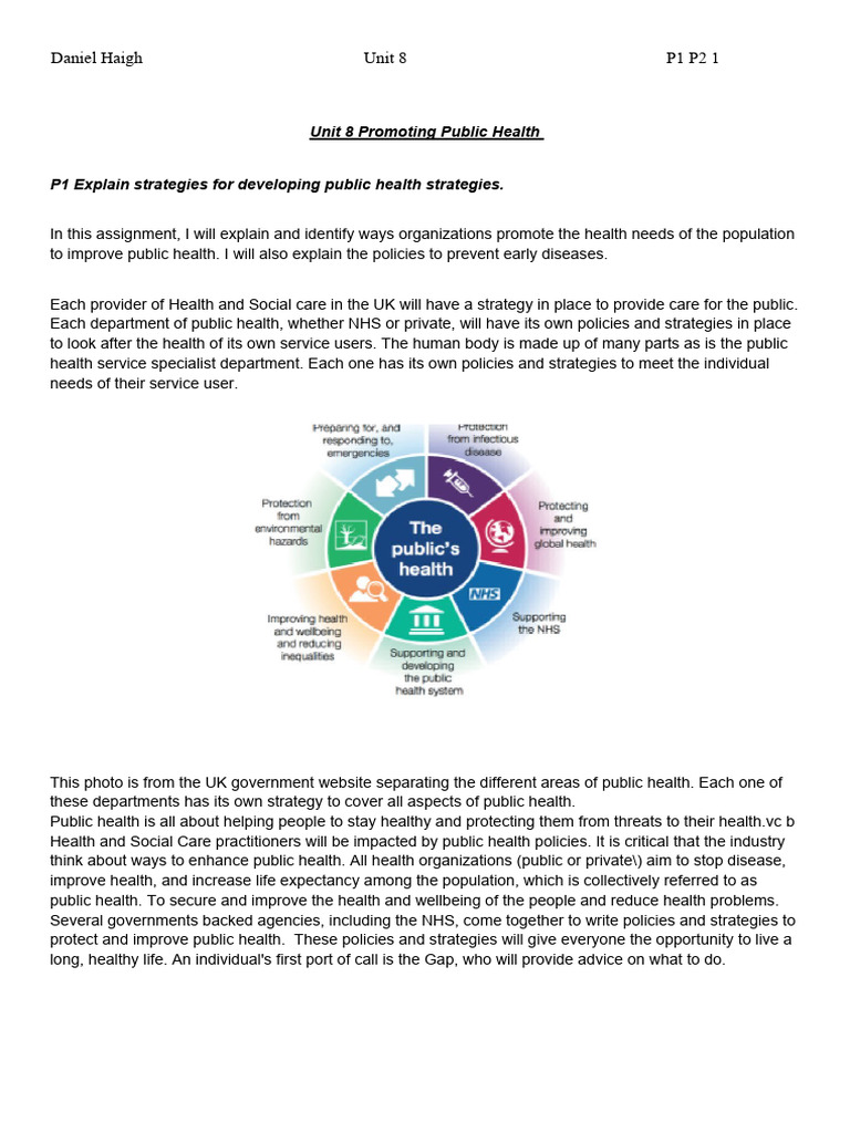 Public Health Strategies in the UK | PDF | Obesity | Public Health