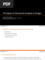 Principles of Structural Analysis & Design