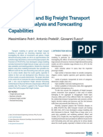 Data Mining and Big Freight Transport Database Analysis and Forecasting Capabilities