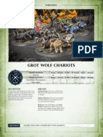 Aos Warscroll Grot Wolf Chariots en