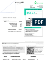 Your November 2023 Bill: $59.43 $46.67 Summary of Current Charges