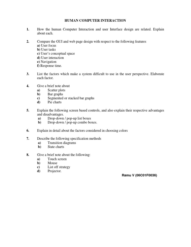 Humancomputerinteraction 2 | PDF