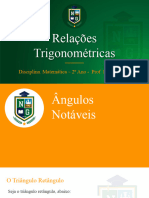 MAT02 - 2º Ano - Aula 05 - Relações Trigonométricas No Triângulo Retângulo