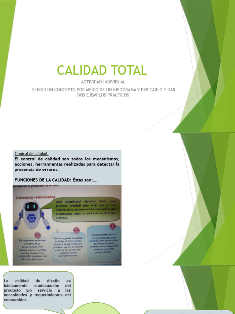 Control de Calidad en Servicios y Productos | PDF | Calidad (comercial ...