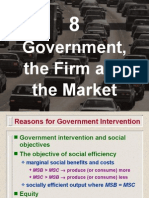 Government, The Firm and the Market