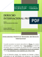 Unidad 1.1 Breve Historia Del Derecho Internacional Privado 2024 - 1 Actualizada