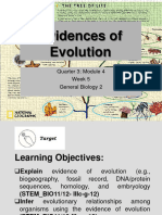 Week 7 - Evidences of Evolution