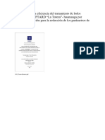 Evaluación de La Eficiencia Del Tratamiento de Lodos Residuales de La PTARD