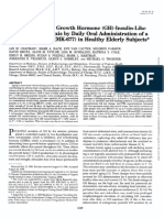 Stimulation of The Growth Hormone (GH) - Insulin-Like Growth Factor I Axis by Daily MK677