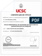 Derecho Certificado de Titulo 4817346