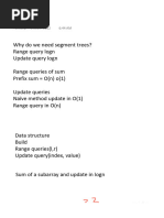 Segment Trees