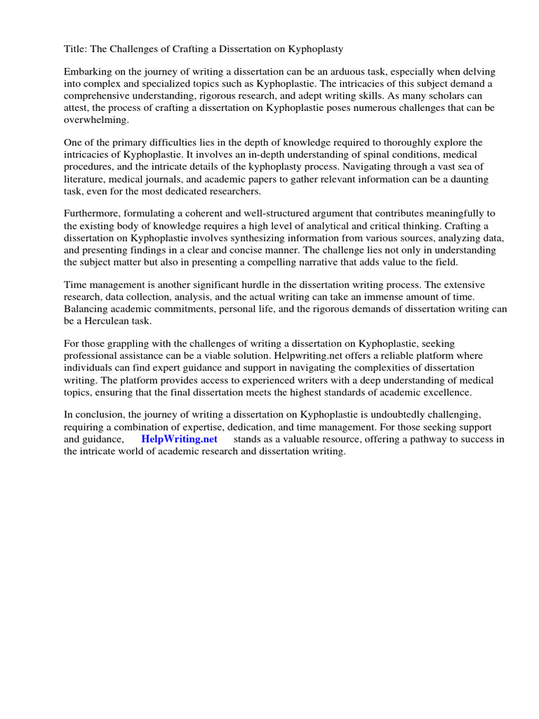 Dissertation Kyphoplastie | PDF | Http Cookie | Understanding