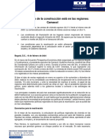 Comunicado Camacol Nacional, Perspectiva Económica 1