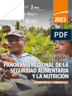 América Latina y El Caribe - Panorama Regional de La Seguridad Alimentaria y La Nutrición 2023: Estadísticas y Tendencias.