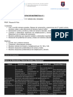 Trabajo Práctico Evaluativo de Matemática #1 Diagnostico 6 Ismt