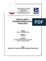 Kertas Kerja Program Minda Sihat