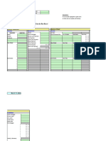 Cashflow 101 Game Sheet