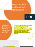 Normatividad de Calidad Nacional e Internacional