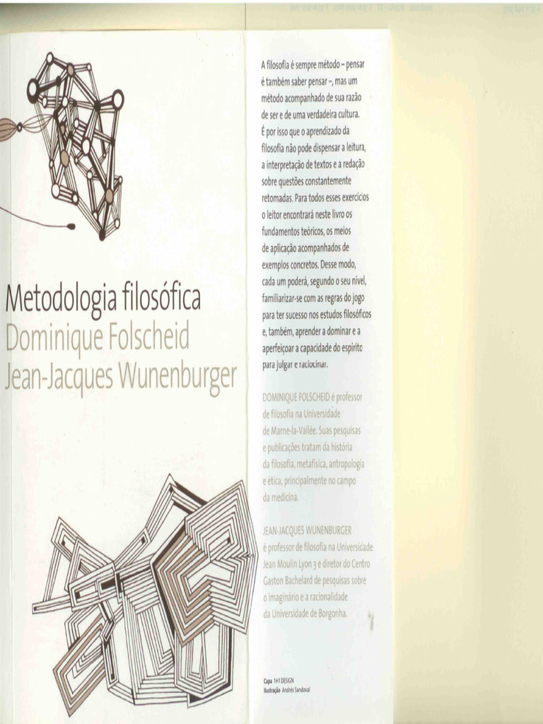 Metodologia Filosófica - D. Folscheid e J. J. Wunenburger | PDF