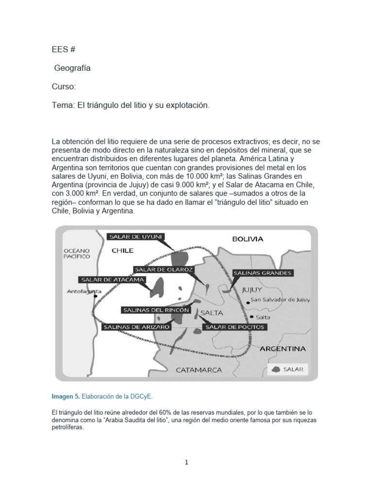 Litio Argentina | PDF | Litio