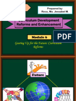 Curriculum Development Reforms and Enhancement