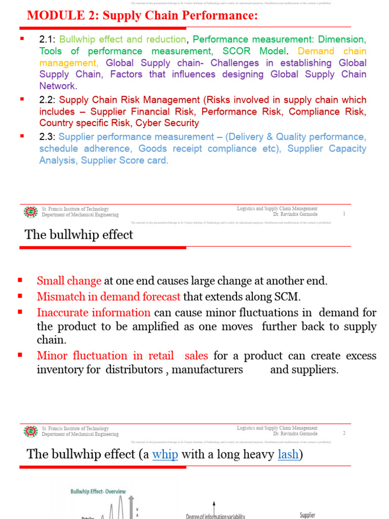 Supply Chain Performance Insights | PDF | Supply Chain Management ...