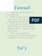 Hajj Booklet Instructions