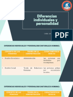 Diferencias Individuales y Personalidad