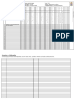 Lista de Presença Eucaristia 2 2022