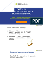CAPÍTULO II LIDERAZGO SITUACIONAL Y MOTIVACIÓN LABORAL Sesión 4 - Trabajo en Equipo de Seguridad Bloque - 3.1
