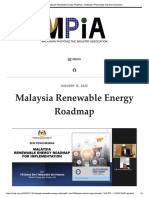 Malaysia Renewable Energy Roadmap - Malaysian Photovoltaic Industry Association