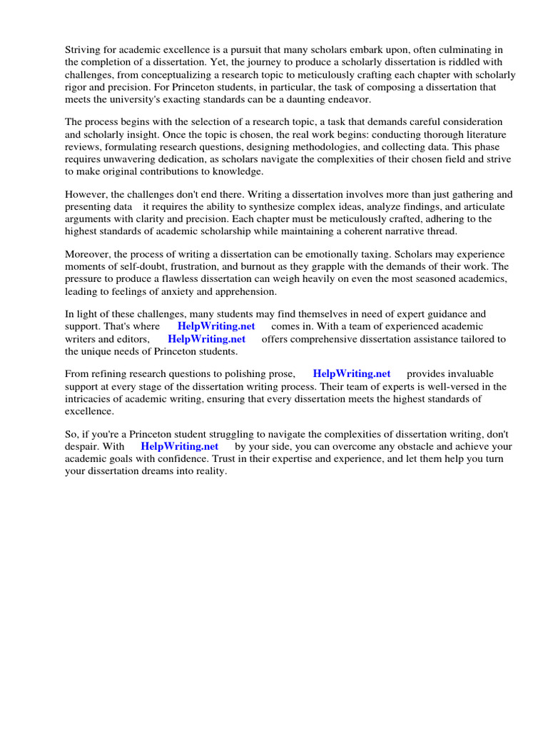Princeton Dissertation Checklist | PDF | Thesis | Sat