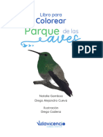 Libro-colorear-Parque-las-aves Villavicencio